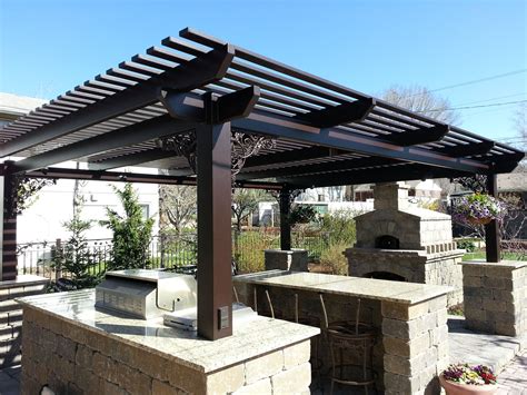 I currently have a 14' x 14' deck less than 2 feet off the ground. Steel Pergola Gazebos For Sale Costco - Metal And Wood ...