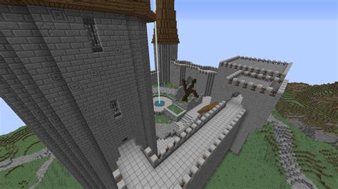 Csgos Cobblestone Inspired Castle Build Creative Mode Minecraft