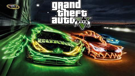 Gta 5 Online Nascar Fun Custom Race Gta V Multiplayer Youtube