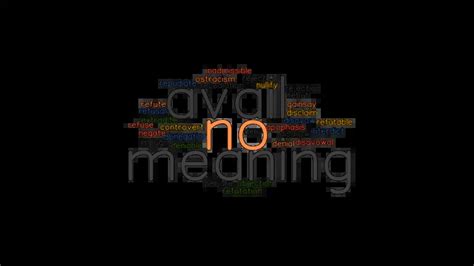 No Avail Meaning Synonyms And Related Words What Is Another Word For