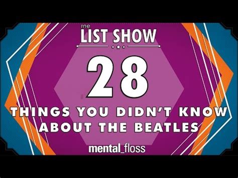 Cinefixnetwork oh and we're on the facebook: 28 Things You Didn't Know About the Beatles - Neatorama