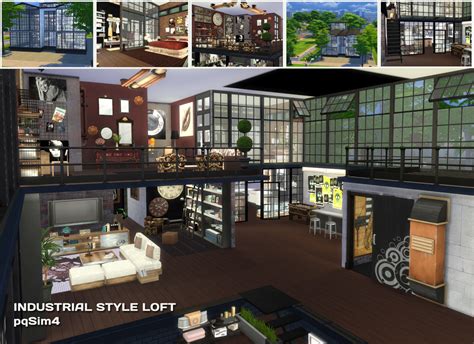 My Sims 4 Blog Industrial Loft By Pqsim4