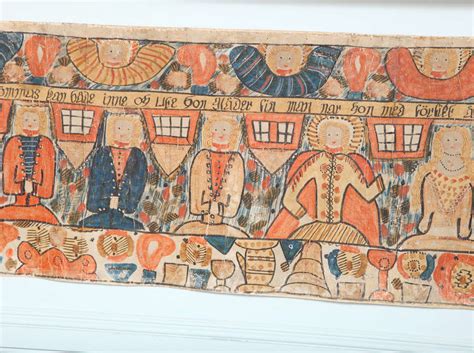 Early 19th Century Swedish Folk Art Painting At 1stdibs