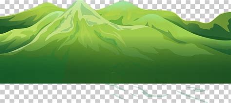 Green Mountain Png Clipart Background Green Cartoon Decorative