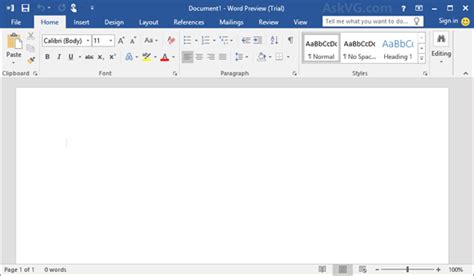 Review Whats New In Microsoft Office 2016 Askvg