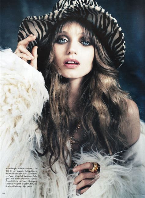 Abbey Lee Kershaw For Vogue Germany August 2010 By Alexi Lubomirski