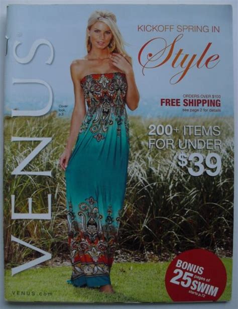 Kickoff To Spring Style 2012 Venus Swimwear Catalog 21 Pages Of