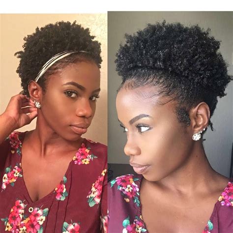 How I Turn My Twa Into High Puff Short Natural Hair 9 Months Post Youtube Short Natural