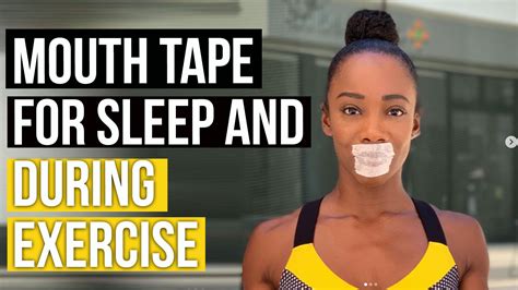 Mouth Tape For Deeper Sleep Better Exercise Performance