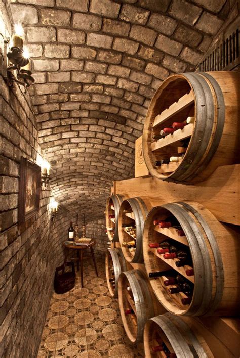 This wine cellar, built into a home refurbished by btl property, is complete with a stunning glass table, made using wine barrels as legs, to create an area for tastings. 43 Stunning Wine Cellar Design Ideas That You Can Use ...