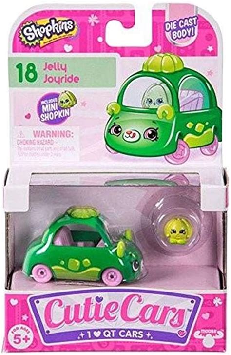Shopkins Cutie Cars 18 Jelly Joyride Die Cast Car And Mini Shopkin Moose