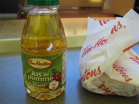 Tim hortons, step up your game, and show some transparency, by including the ingredients information on your website. Tim Hortons Apple Juice with Everything Bagel (in wrap ...