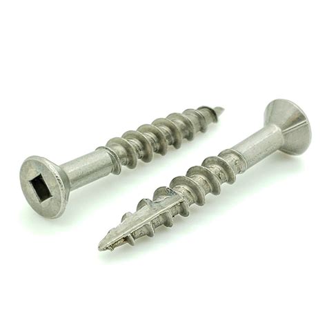 Square Drive Quantity 100 10 X 3 Deck Screws 18 8 Stainless Steel Size