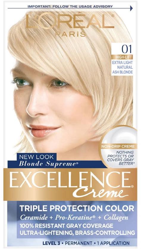 L Oreal Paris Excellence Creme Haircolor Extra Light Ash Blonde Cooler Ea Pack Of