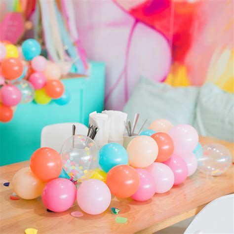 Diy Mini Balloon Garland Kit Choose Your Own Colors Glamfetti