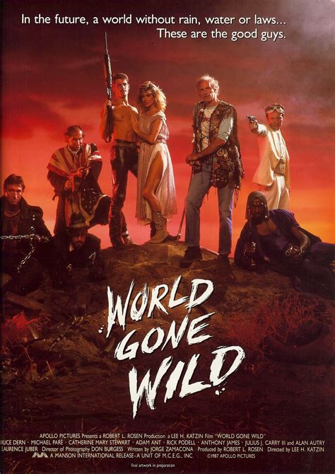 World Gone Wild 1988 Bruce Dern Adam Ant Cult Post Apocalyptic Movies Movie