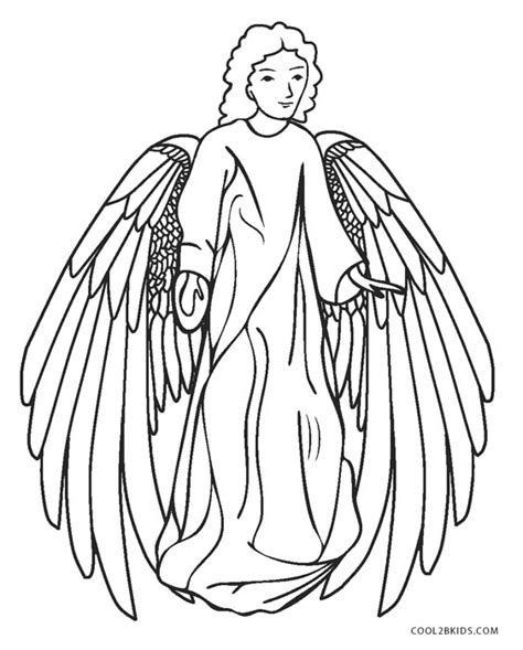 Coloring pages for colorists of all ages! Free Printable Angel Coloring Pages For Kids