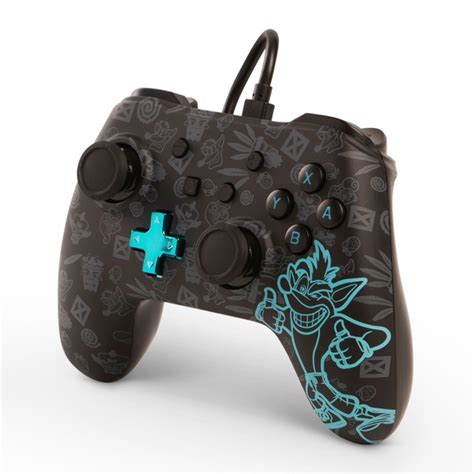 Crash Bandicoot Wired Controller For Nintendo Switch Crash
