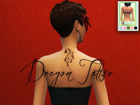 Dragon Tattoo The Sims 4 Catalog