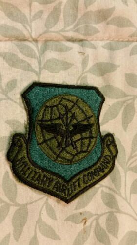 Embroidered Military Patch Usaf Air Force Military Airlift Command New