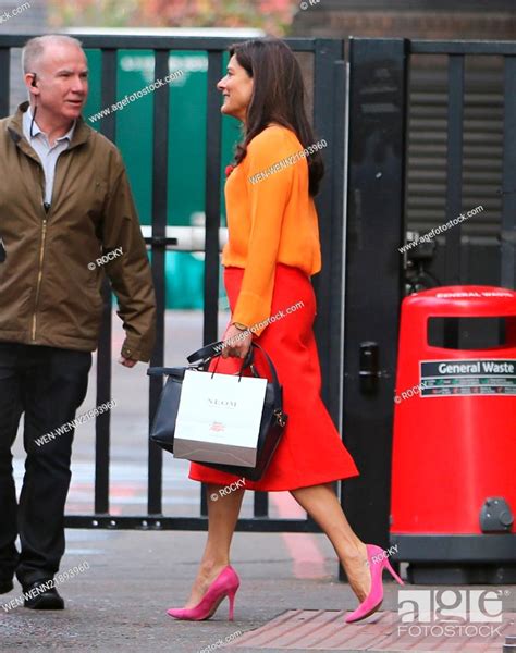 Nick Clegg And His Wife Miriam Gonzalez Durantez Outside The Itv