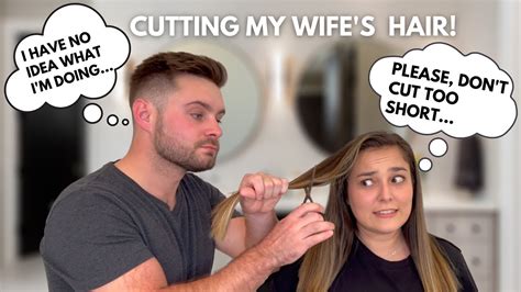 My Husband Cut My Hair Diy At Home Hair Cut Gone Wrong Youtube