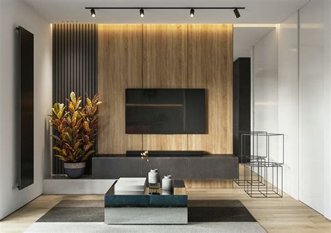 Interior Design 02 On Behance In 2020 Tv Room Design Living Room Tv