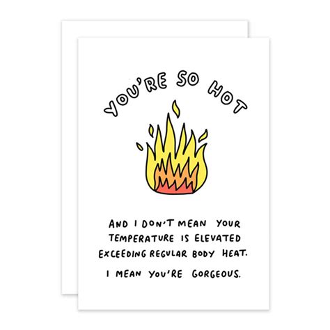 You Re So Hot Card