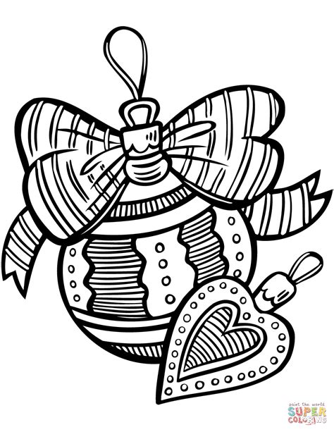 Blank christmas ornament coloring page. Top christmas ornaments coloring pages printable | Roy Blog