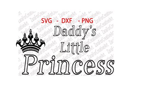 daddy s little princess svg dxf png 87541 svgs design bundles