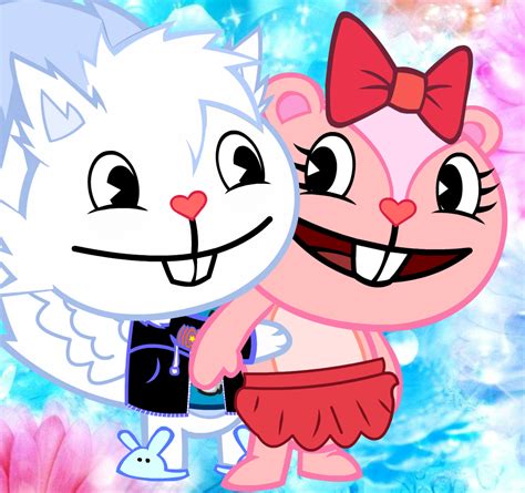 I have no idea how to shade this. Snowers X Giggles (Happy Tree Friends) in 2020 | Happy ...