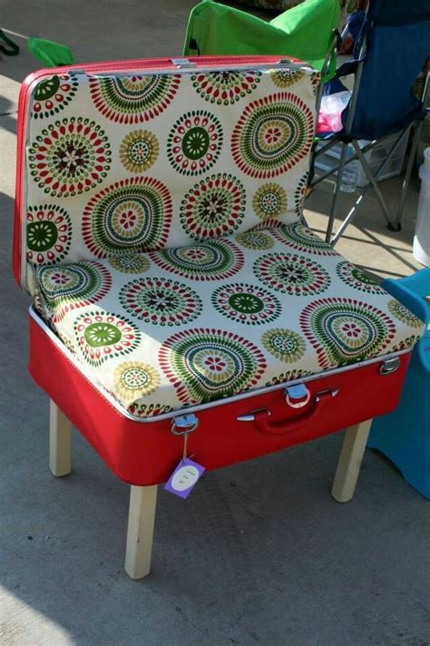 Suitcase Chair Love Suitcase Decor Furniture Makeover Diy Home Decor