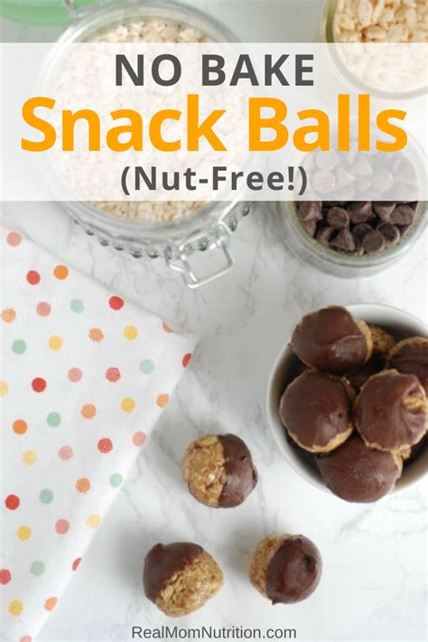 Nut Free Snack Balls Recipe Snacks Nut Free Snacks Free Snacks