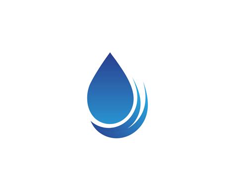 Water Drop Logo Template Vector 580556 Vector Art At Vecteezy