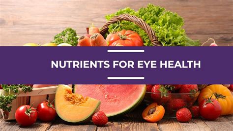 The Best Nutrients For Eye Health Healthie Genie Youtube
