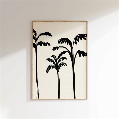 Minimalist Palm Tree Art Print By Skudaboo Art Home And Ts