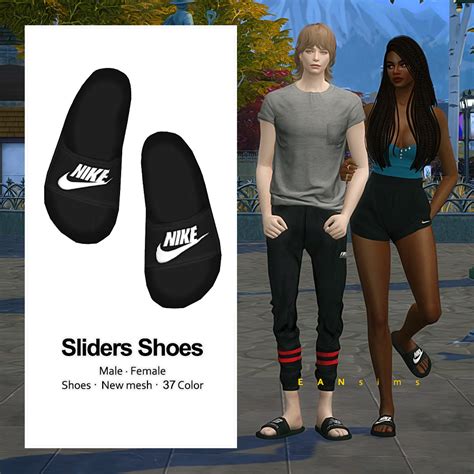 Sliders Shoes Shoes New Mesh All Lods 37 Color Plz Dont Re Upload My