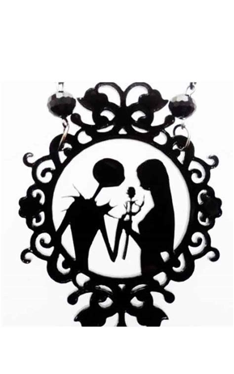Jack And Sally Silhouette At Getdrawings Free Download