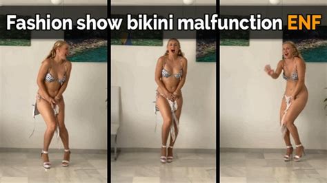 Catwalk ENF String Bikini Malfunction IviRoses Exhibitionist Public Nudit Clips Sale