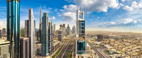 Aerial View Of Downtown Dubai Stock Image Image Of Downtown Khalifa
