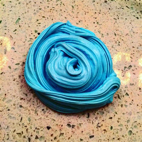 Blue Fluffy Slime Fluffy Slime Slime Diy Slime