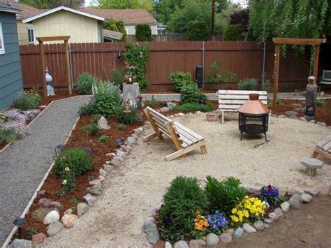 A winding garden path, for instance, might feel like a big job if you're planning on building a garden path by yourself, but a cheaper and more convenient option might be to bed large stepping stones in gravel instead. 20 Stunning Small Backyard Patio Ideas With Low Budget ...