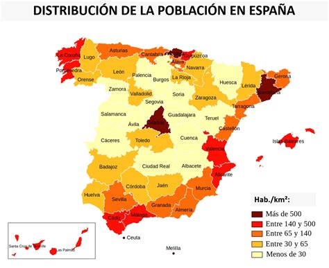Provincias De España Por Población Actualizado A 2019 Saber Es Práctico