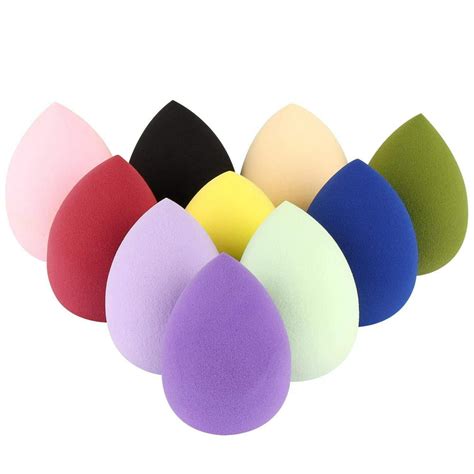 Makeup Blender Egg Shaped Foundation Blending Multi Colored Beauty