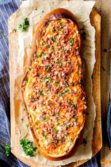 baked buffalo chicken dip stuffed french bread carlsbad cravings