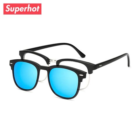 superhot eyewear retro vintage tr90 spectacle frame light weight eyeglasses with magnet clip on