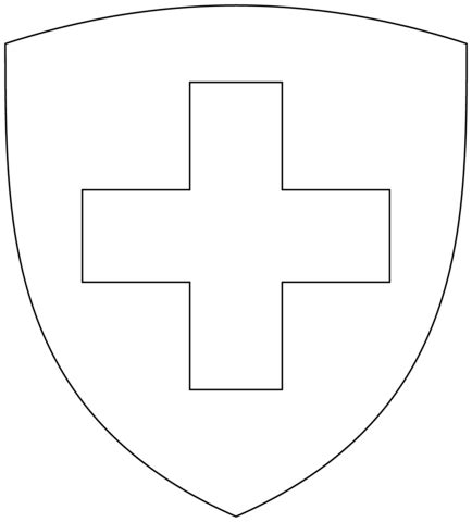 Manchmal, wenn sie flagge (bild schweiz) online ausmalen, kann es sein, dass es nicht sehr genau ist. Coat of Arms of Switzerland (Pantone) coloring page | Free ...
