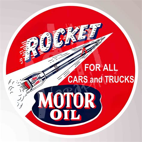 Rocket Oil Vintage Style Vinyl Decal Sticker Hot Rod Rat Rod Etsy In