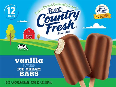 Vanilla Ice Cream Bars Country Fresh® Dairy