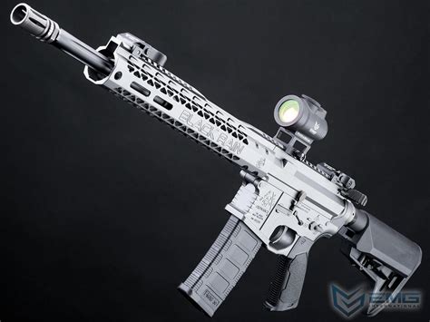 Emg Black Rain Ordnance Bro Spec15 Licensed Ar 15 Airsoft Aeg Rifle W